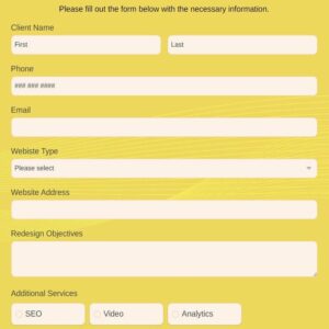 Basic Form Redesign
